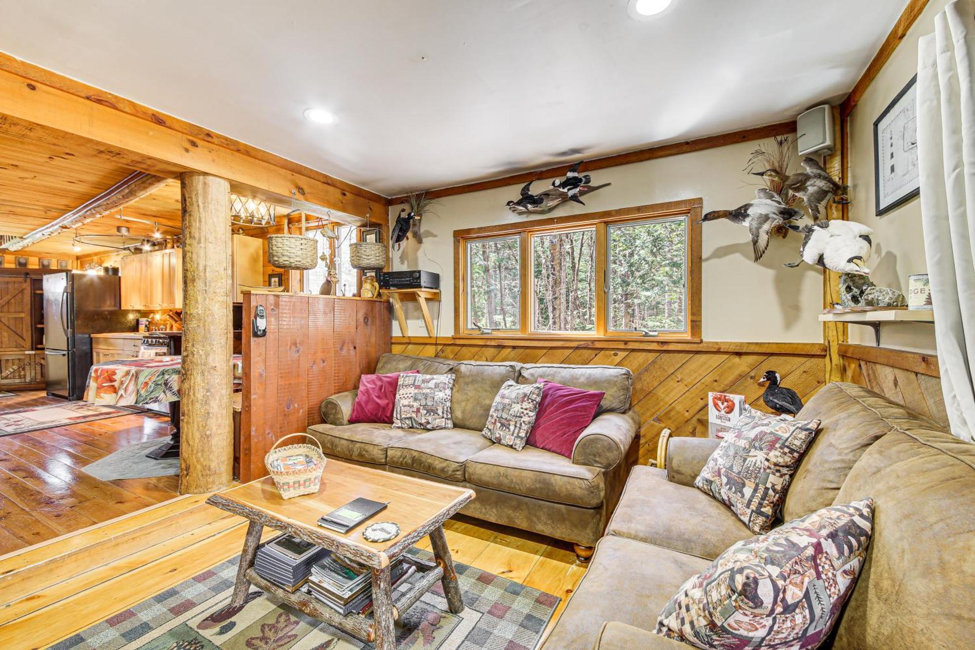 Rustic Searsport Cabin Loft And Sunroom On 10 Acres 외부 사진